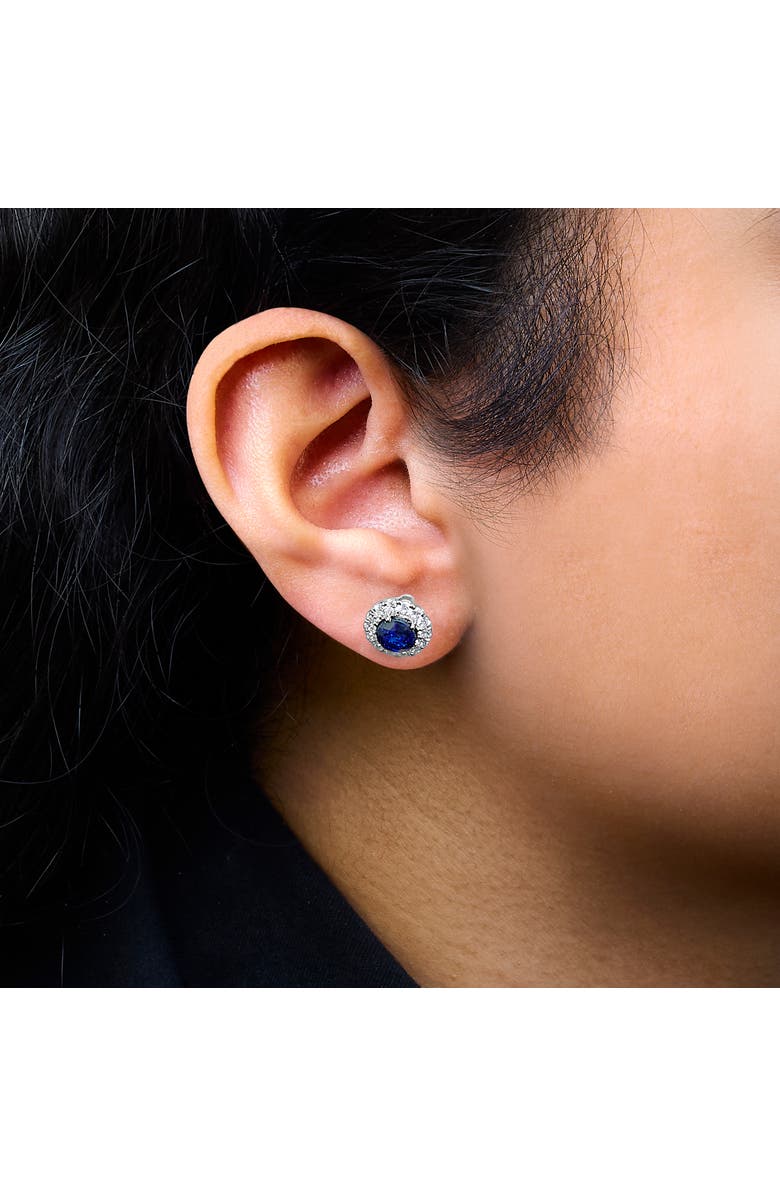 Haus of Brilliance 14K White Gold 3.0 Cttw Lab-Grown Diamond Halo Stud Earrings, Alternate, color, White