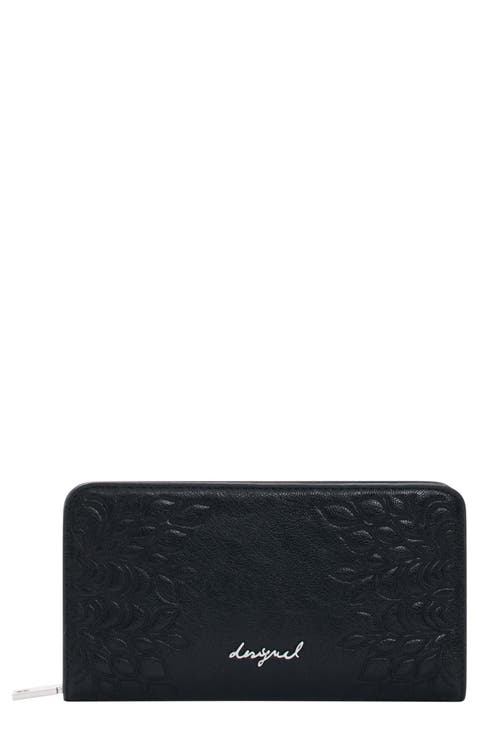 Faux Leather Continental Wallet