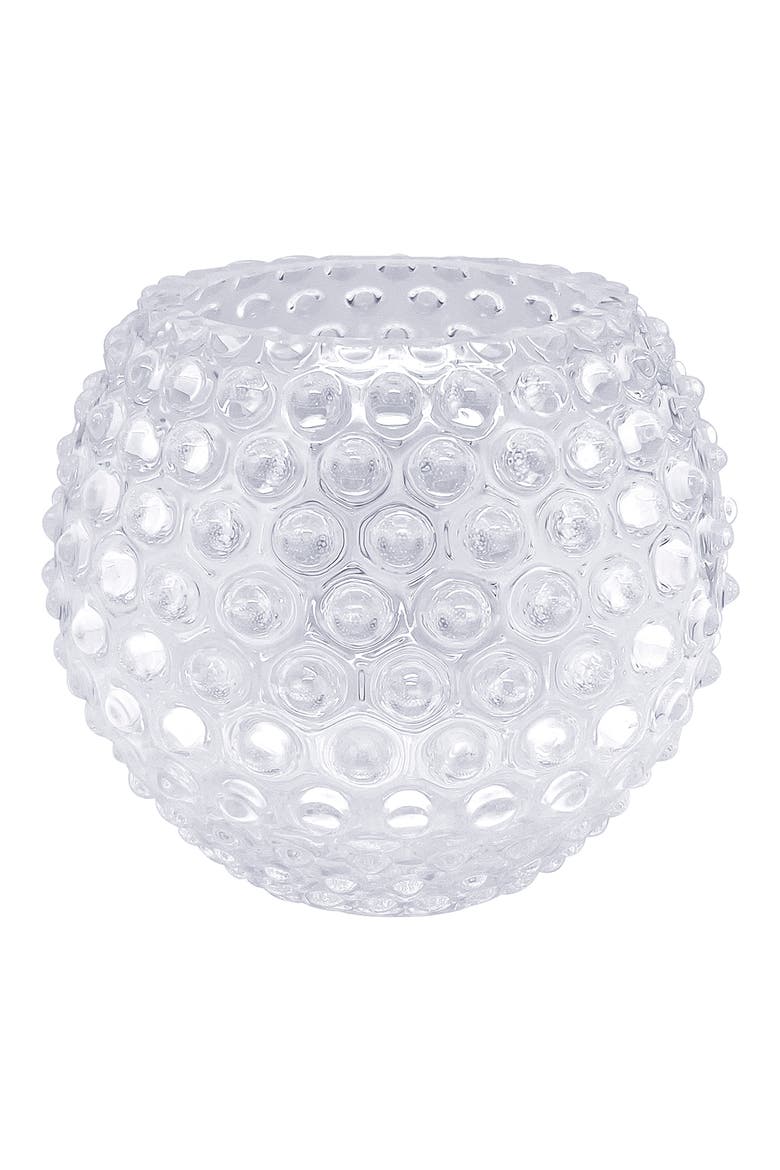 Hobnob Decorative Vase, Alternate, color, CLEAR