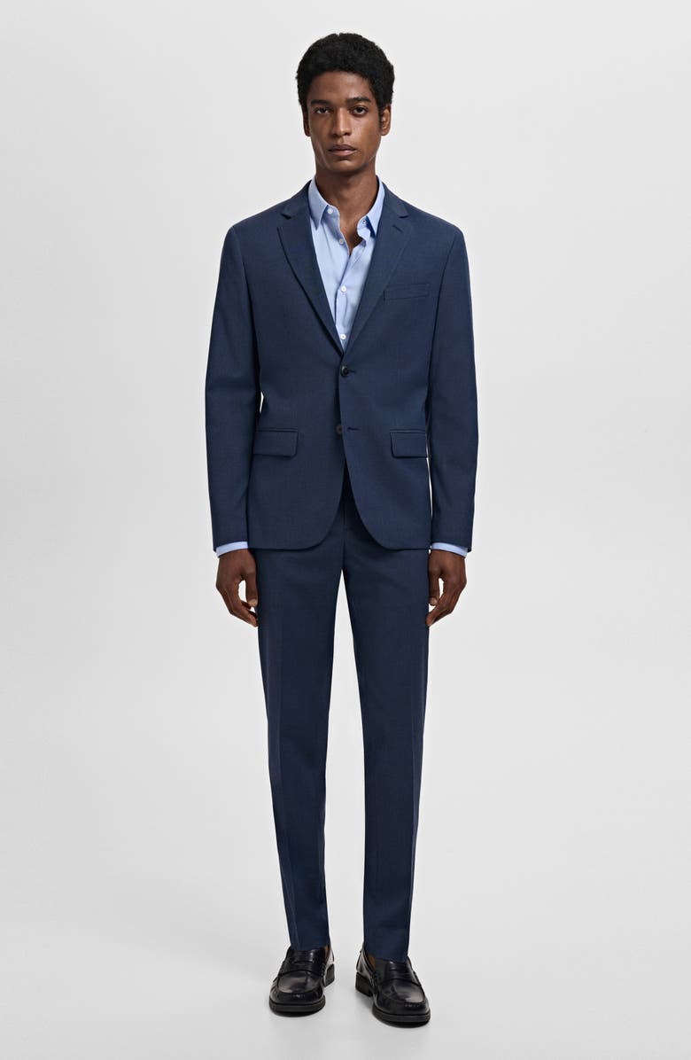 MANGO Slim Fit Suit Jacket, Alternate, color, Ink Blue