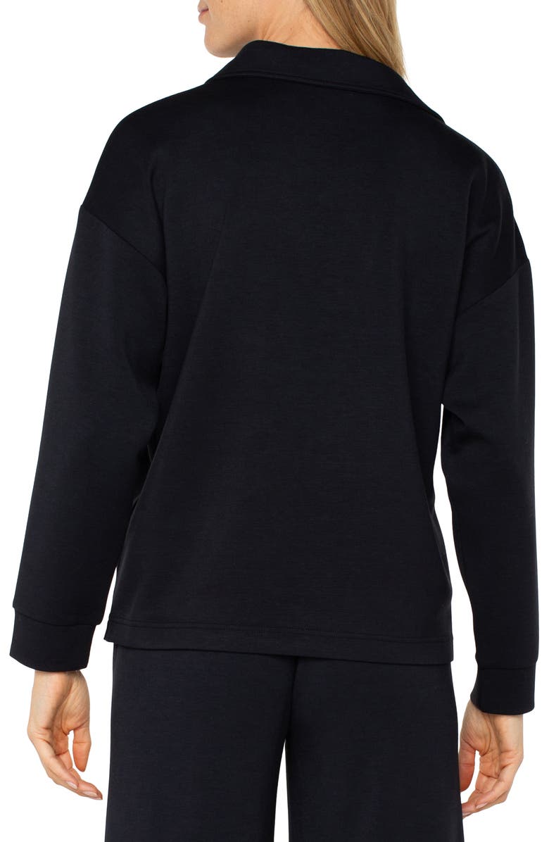 Liverpool Los Angeles Johnny Collar Knit Top, Alternate, color, 