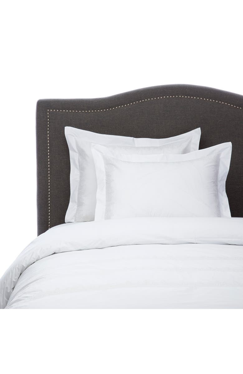 MELANGE HOME Baby's Breath Embroidery Duvet Set - King, Alternate, color, White