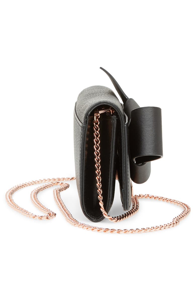 Ted Baker London Giant Knot Matinée Wallet on a Chain, Alternate, color, 