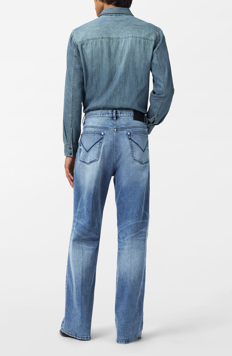 John Varvatos Silas Straight Leg Jeans, Alternate, color, Old Blue