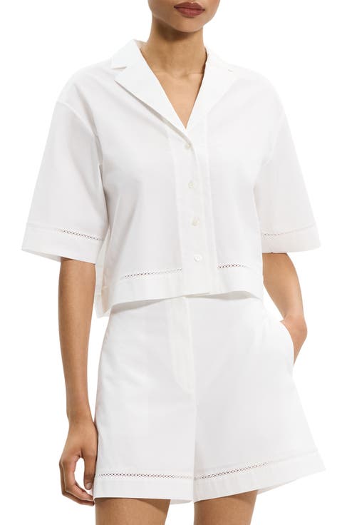 【新品未使用】Theory アイボリー ノースリーブジレ　ホワイト サマーノースリニット【White/Beige 全2色】 | ABEREI