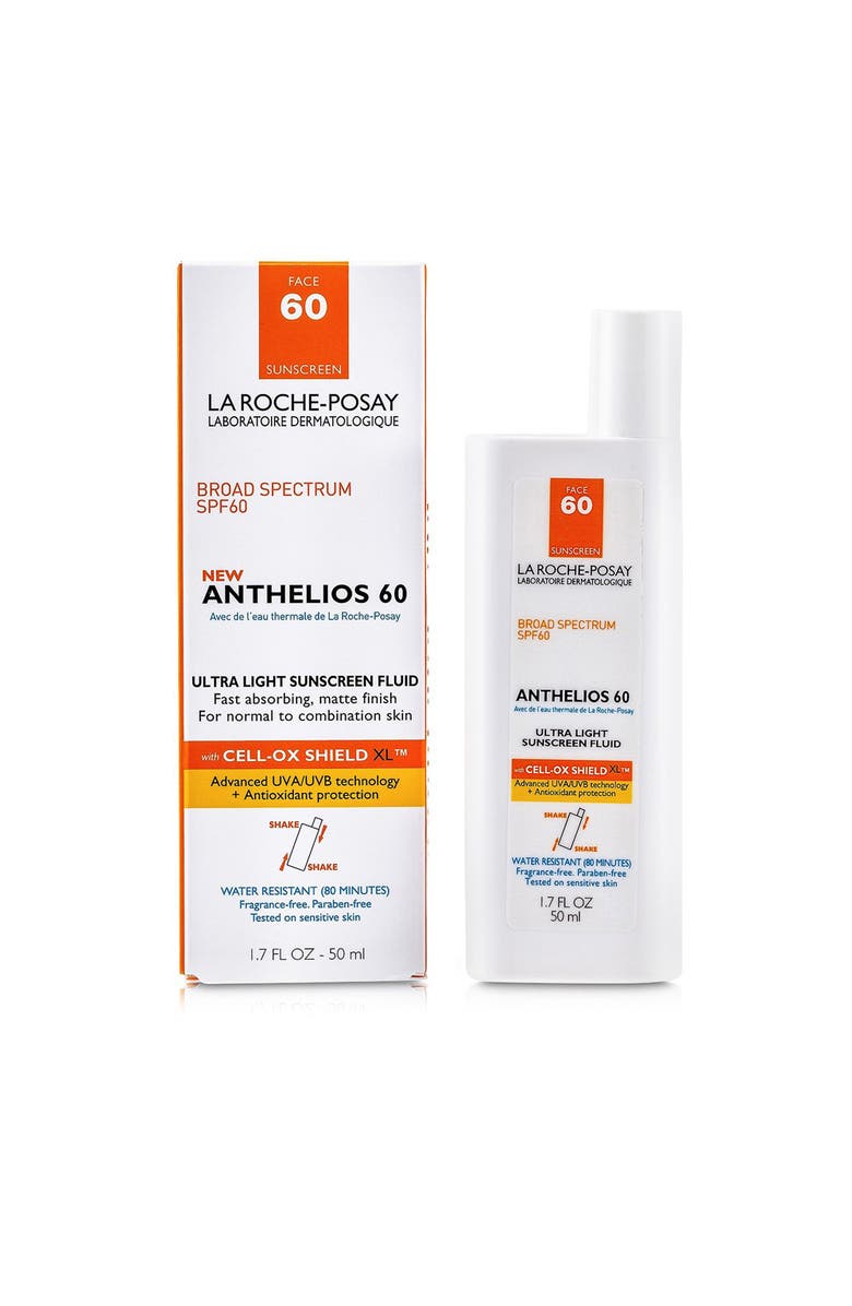 La Roche-Posay Anthelios 60 Face Sunscreen for Combination Skin SPF 60, Alternate, color, 