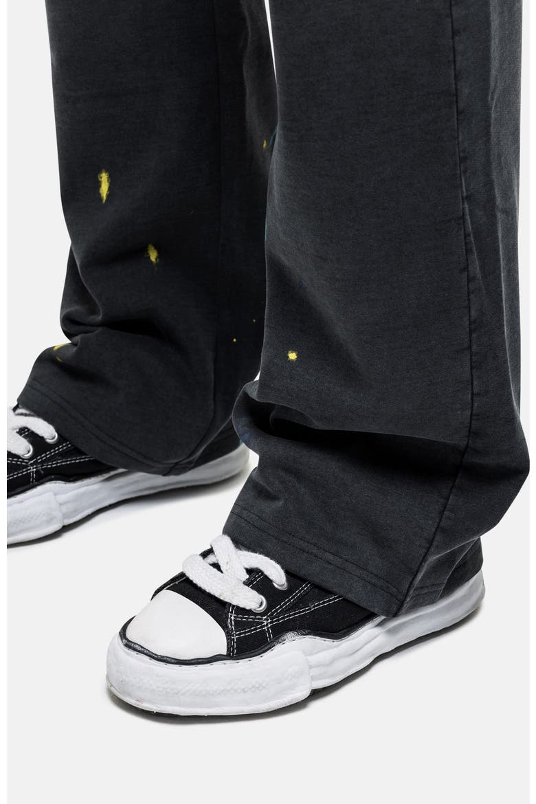Nevada Black Paint Baggy Jogger, Alternate, color, Black