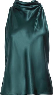 Reiss Kory Sleeveless Silk Top