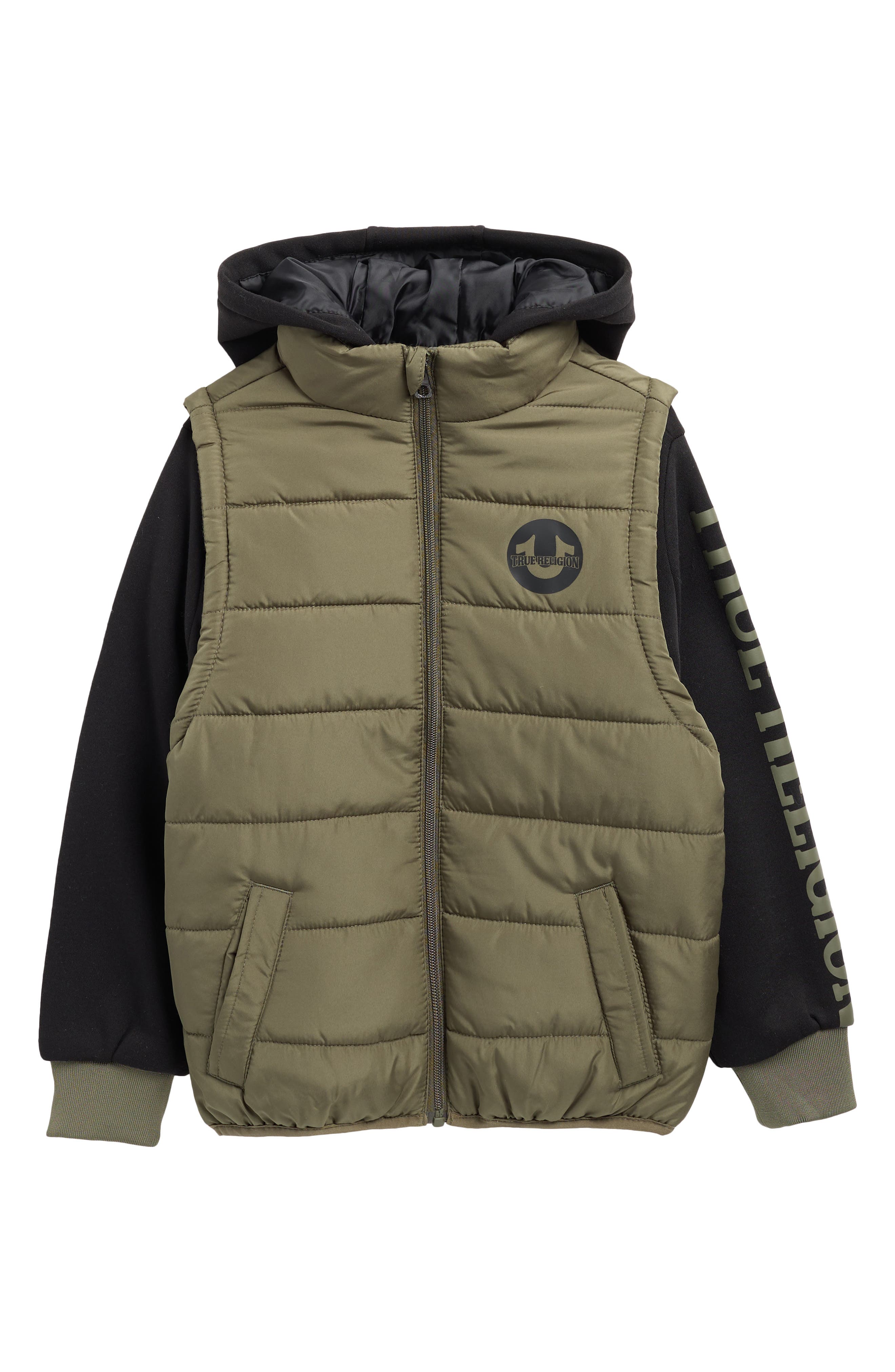 True Religion Kids' Twofer Vest Jacket