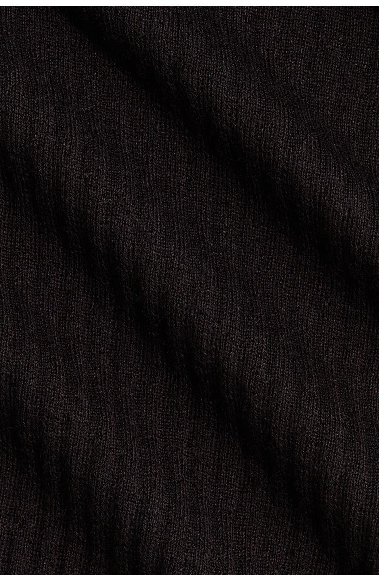 H&M Rib-knit Linen-blend Top, Alternate, color, Dark Brown