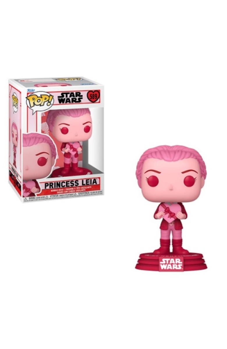 Funko Princess Leia (Star Wars Valentines) Series 3 Funko Pop!, Main, color, Multi-Color