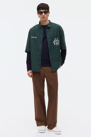 H&M Regular Fit Embroidered-motif Shirt