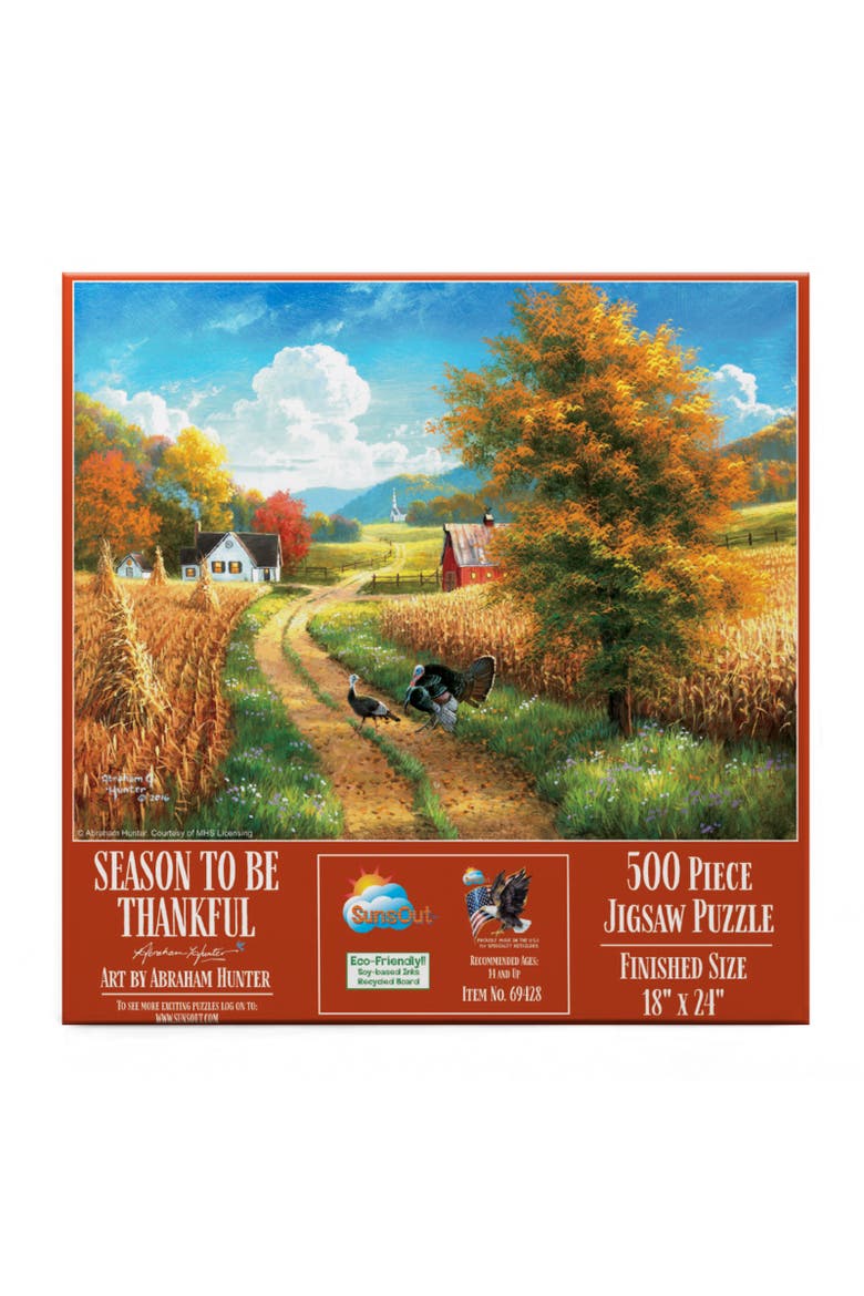 A Season to be Thankful 500 piece Jigsaw Puzzle for Adults, Alternate, color, Multicolor