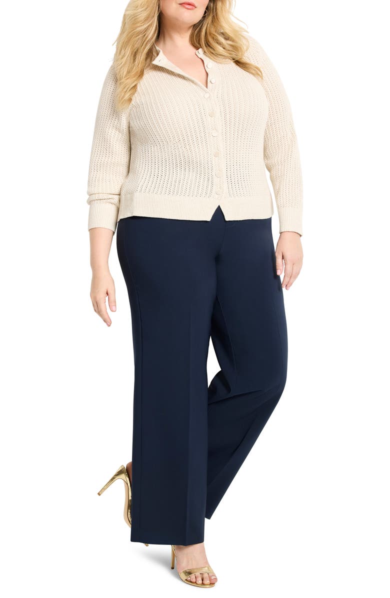 NIC+ZOE Party Cardy Sparkle Cardigan, Alternate, color, Classic Cream