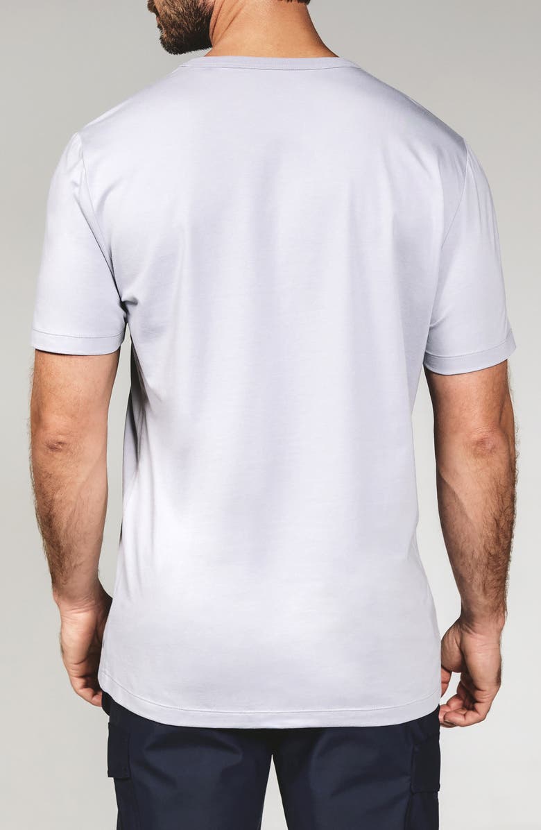 7 Diamonds Stretch Cotton & Modal Performance Crewneck T-Shirt, Alternate, color, Mist Grey