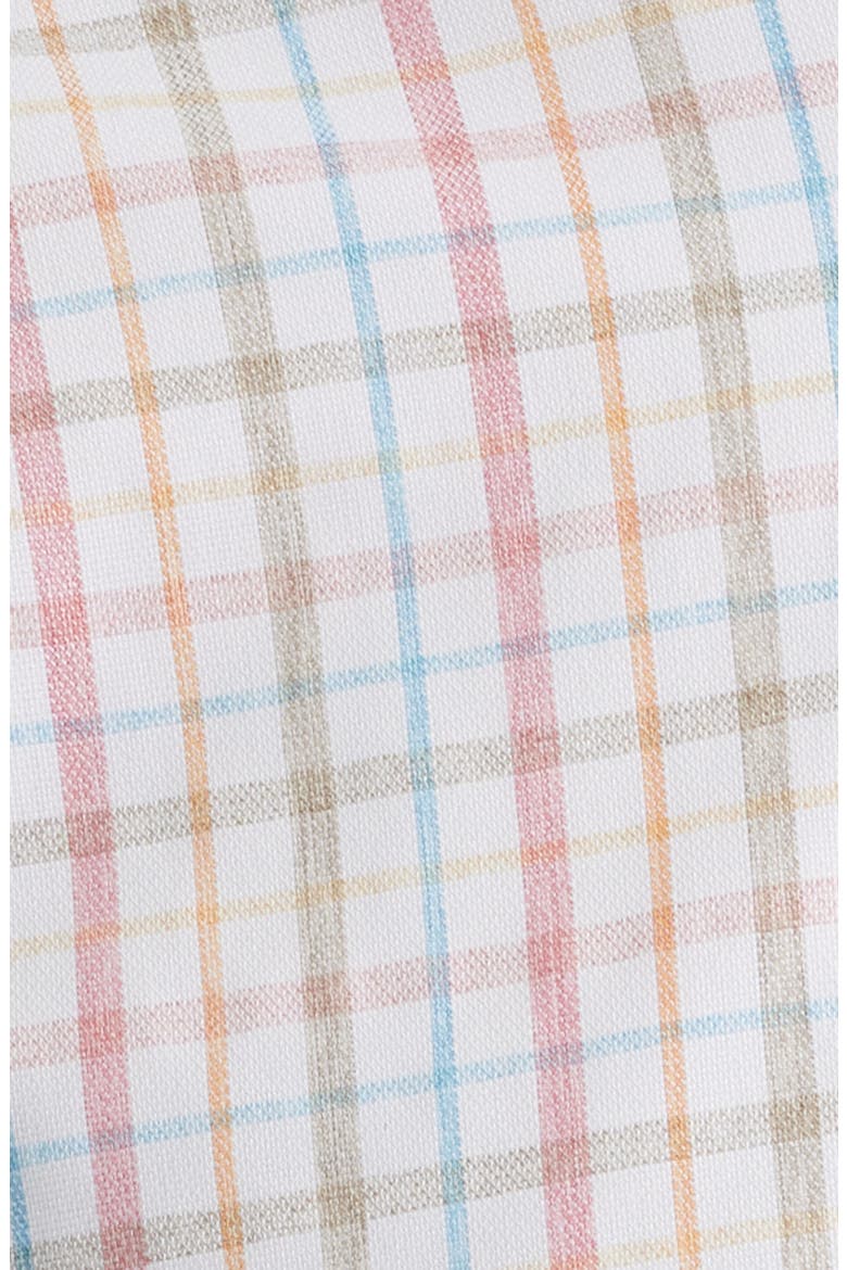 Maarten Plaid Performance Button-Up Shirt, Alternate, color, CINNAMON