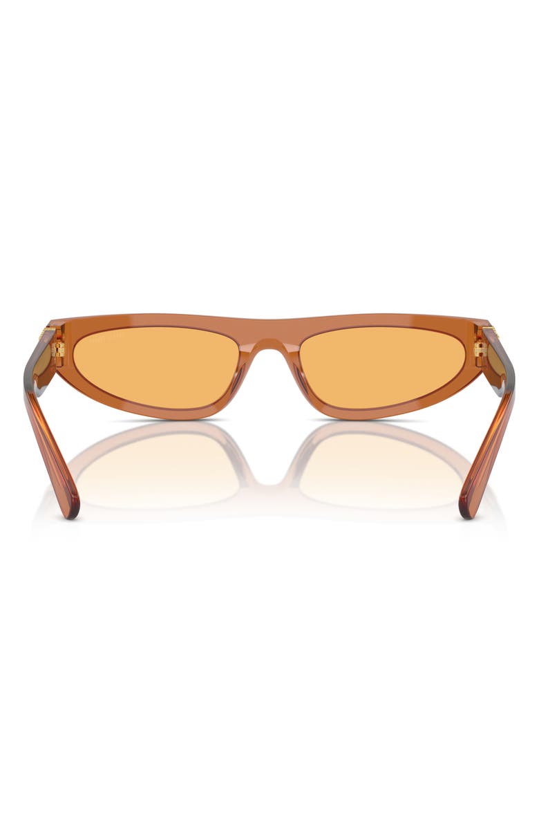 Miu Miu 56mm Irregular Sunglasses, Alternate, color, Yellow