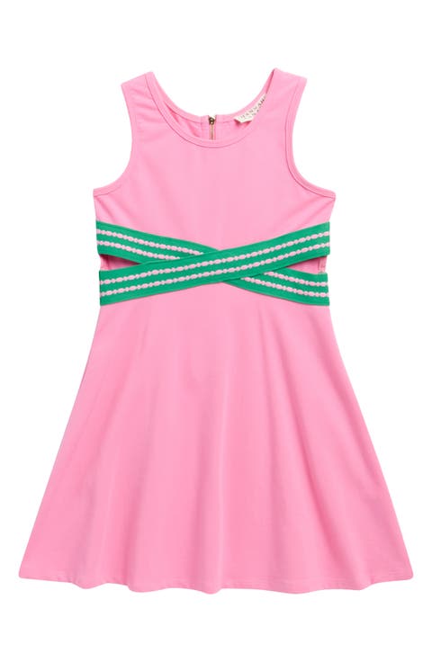Kids' Crisscross Fit & Flare Dress (Big Kid)