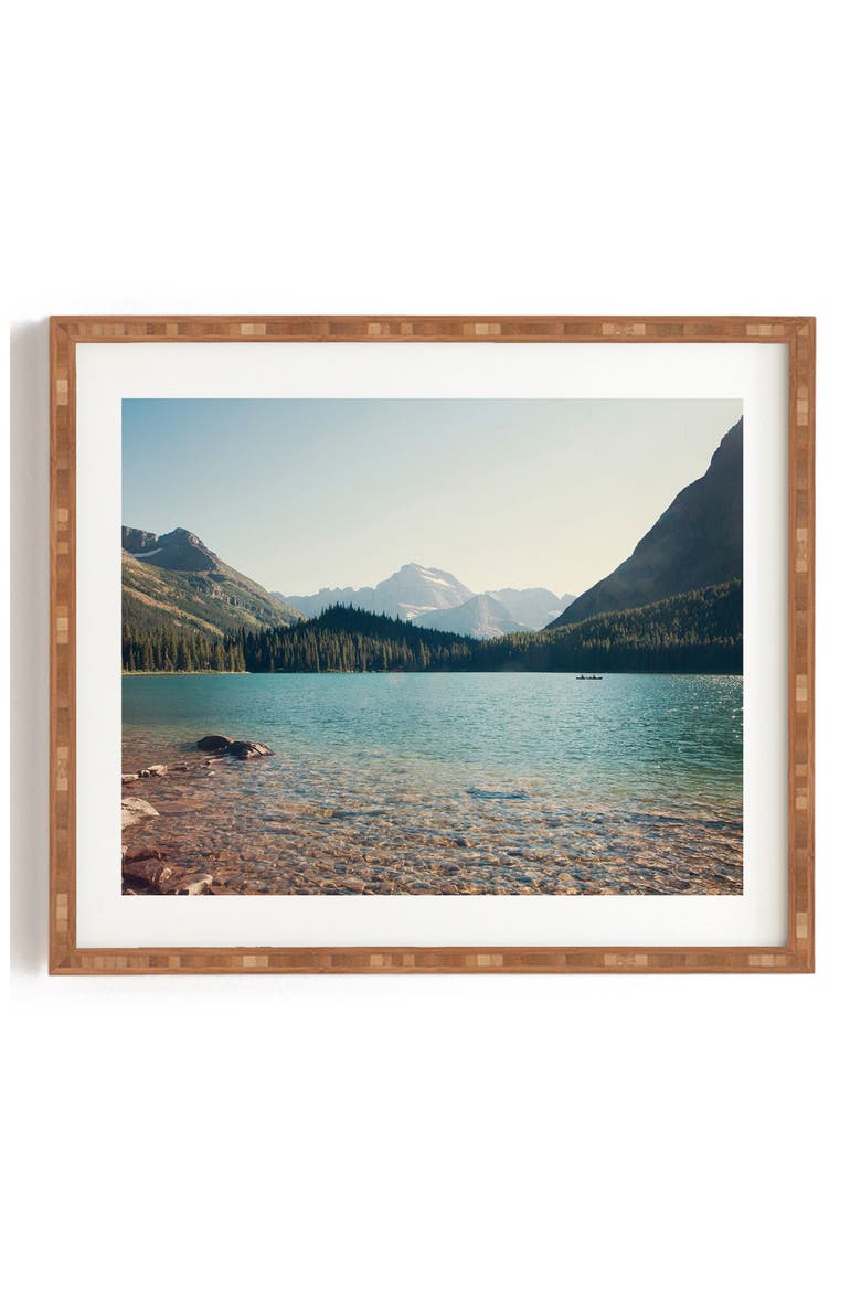 Catherine McDonald - Glacier Summer Framed Wall Art, Main, color, GREEN
