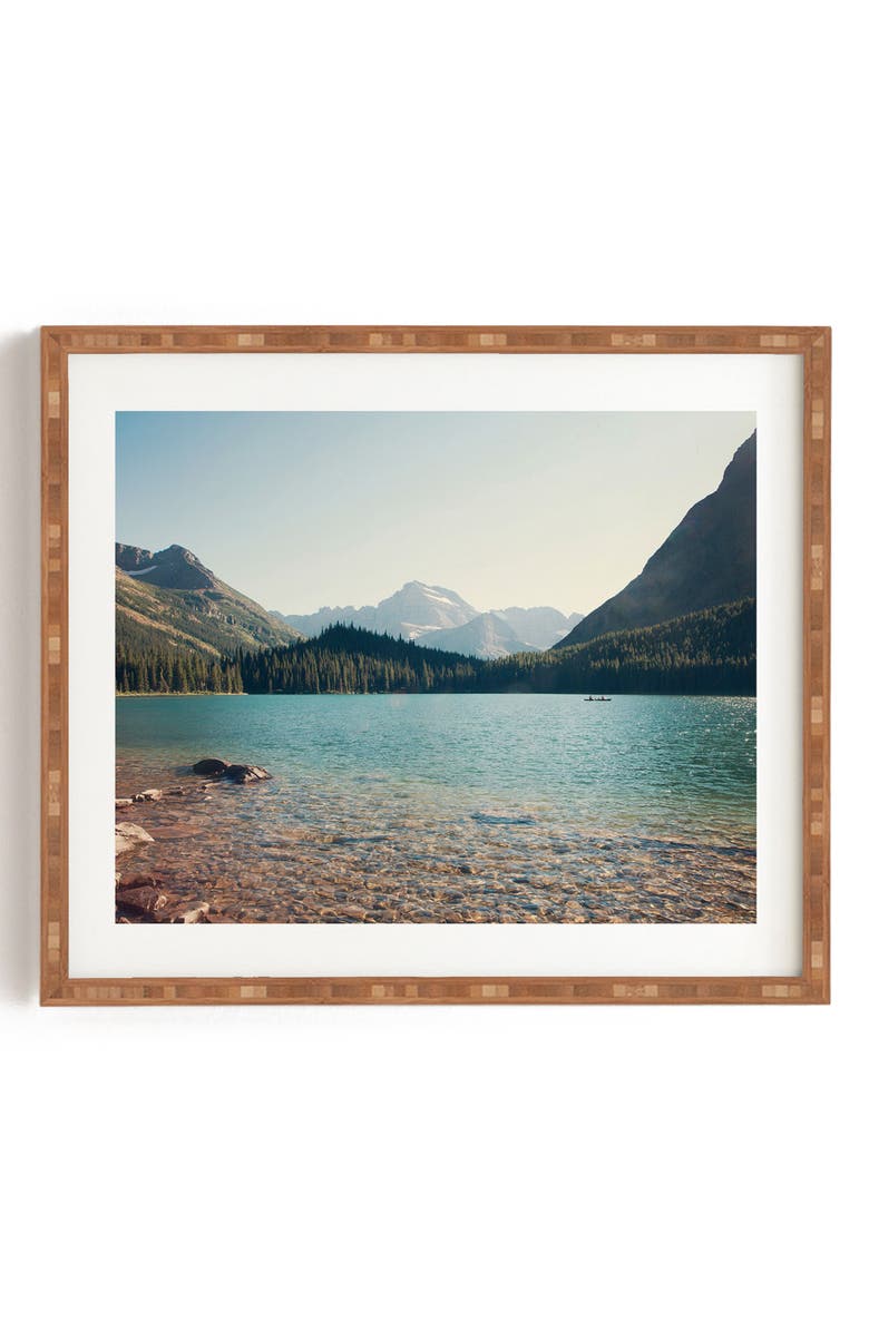 Deny Designs Catherine McDonald - Glacier Summer Framed Wall Art, Main, color, 