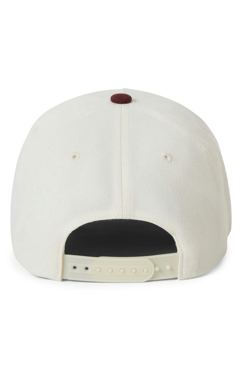 Brixton Crest x MP Snapback Baseball Cap, Alternate, color, Port/ Off White