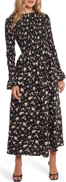 Petal & Pup Mairead Long Sleeve Cotton Maxi Dress