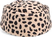 Gigi Burris Millinery Odette Spotted Wool Pillbox Hat