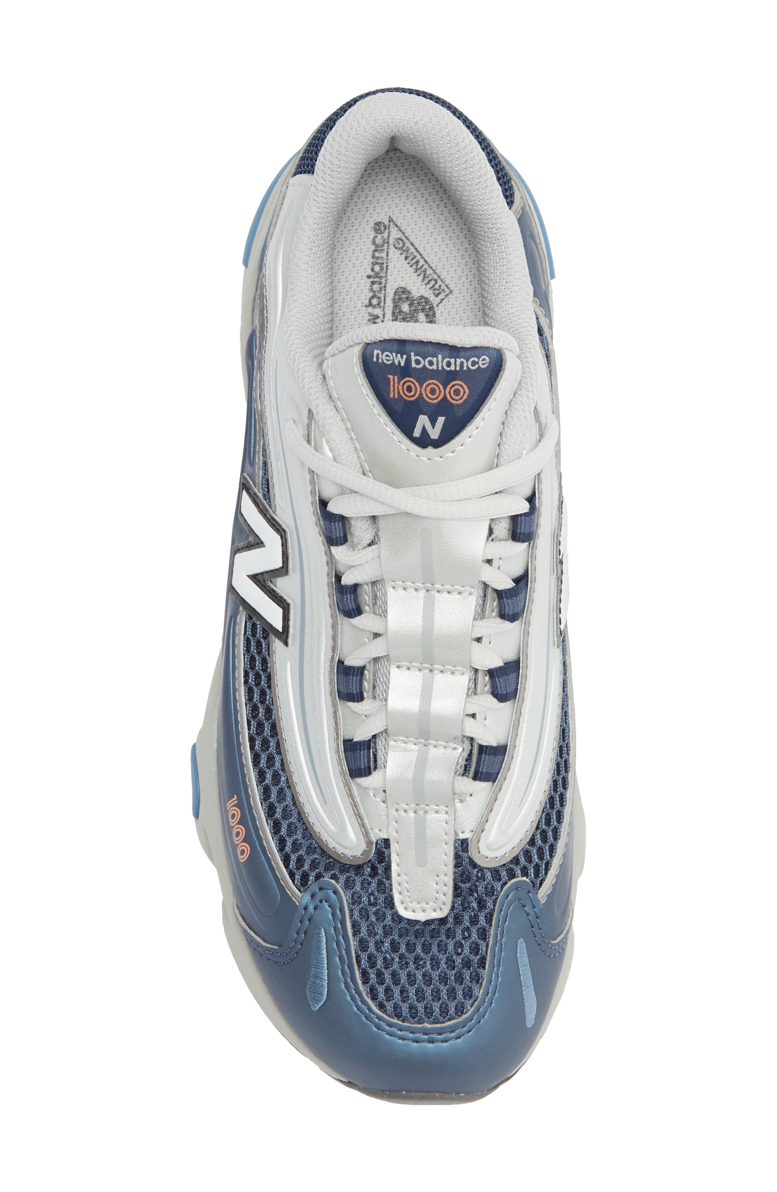 New Balance Kids' 1000 Sneaker, Alternate, color, Vintage Indigo/ Silver