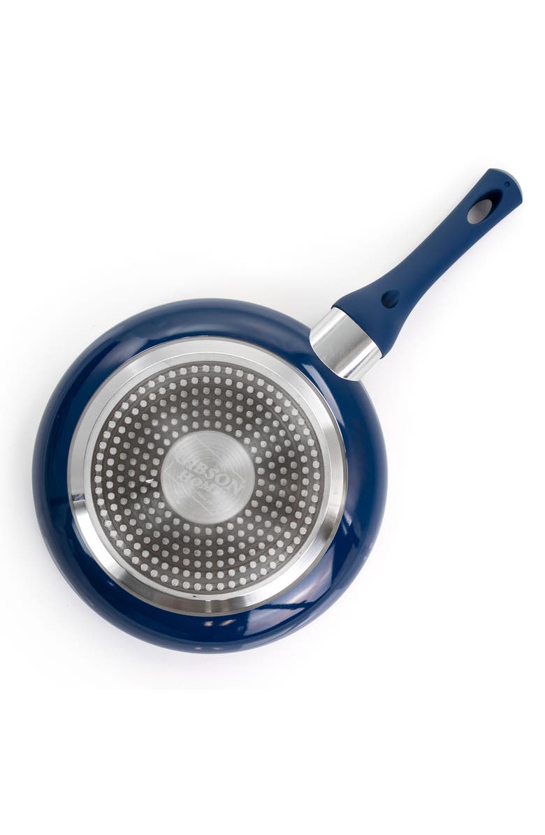 Gibson Home Charmont 9.5 Inch Nonstick Aluminum Frying Pan, Alternate, color, Blue