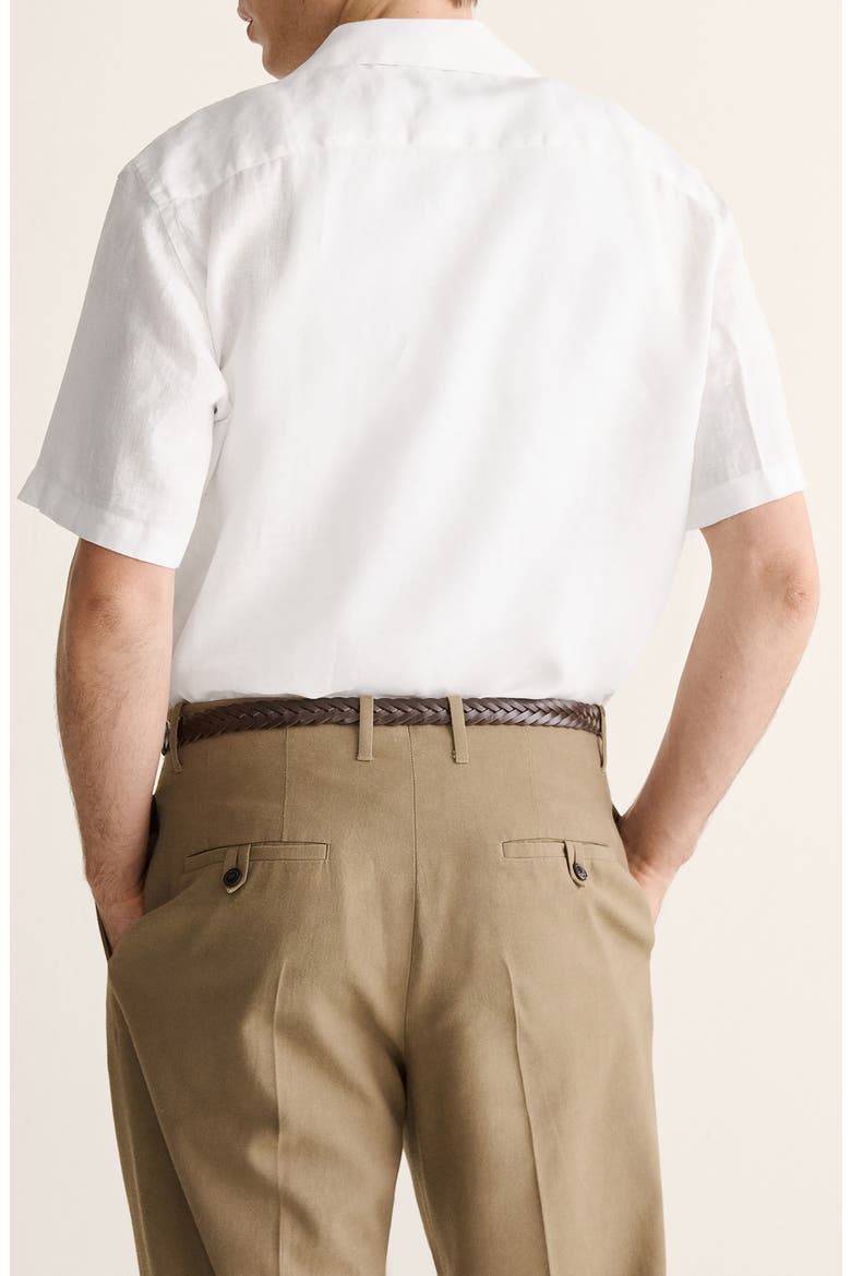 LINEN BOWLING-COLLAR SHIR, Alternate, color, WHITE