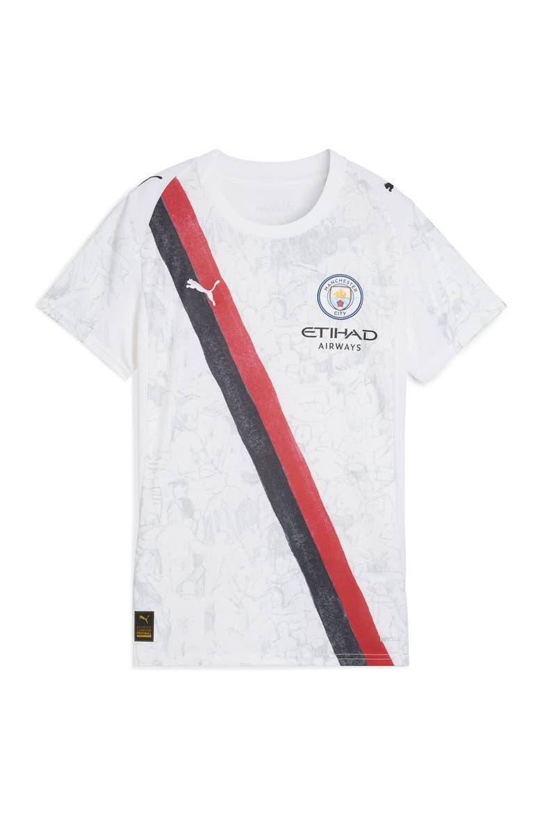 Women's Puma x KidSuper White Manchester City 2025 FIFA Club World Cup Replica Jersey, Alternate, color, White