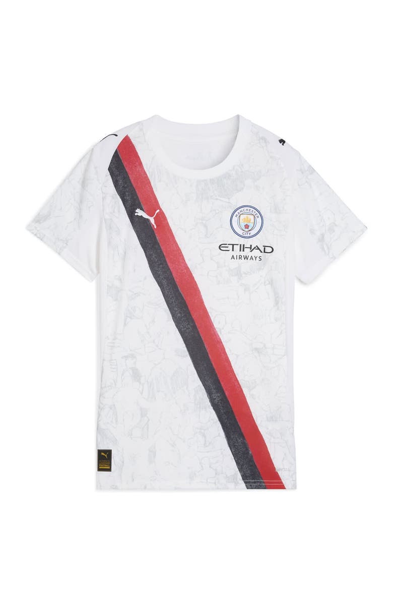 PUMA Women's Puma x KidSuper White Manchester City 2025 FIFA Club World Cup Replica Jersey, Alternate, color, White