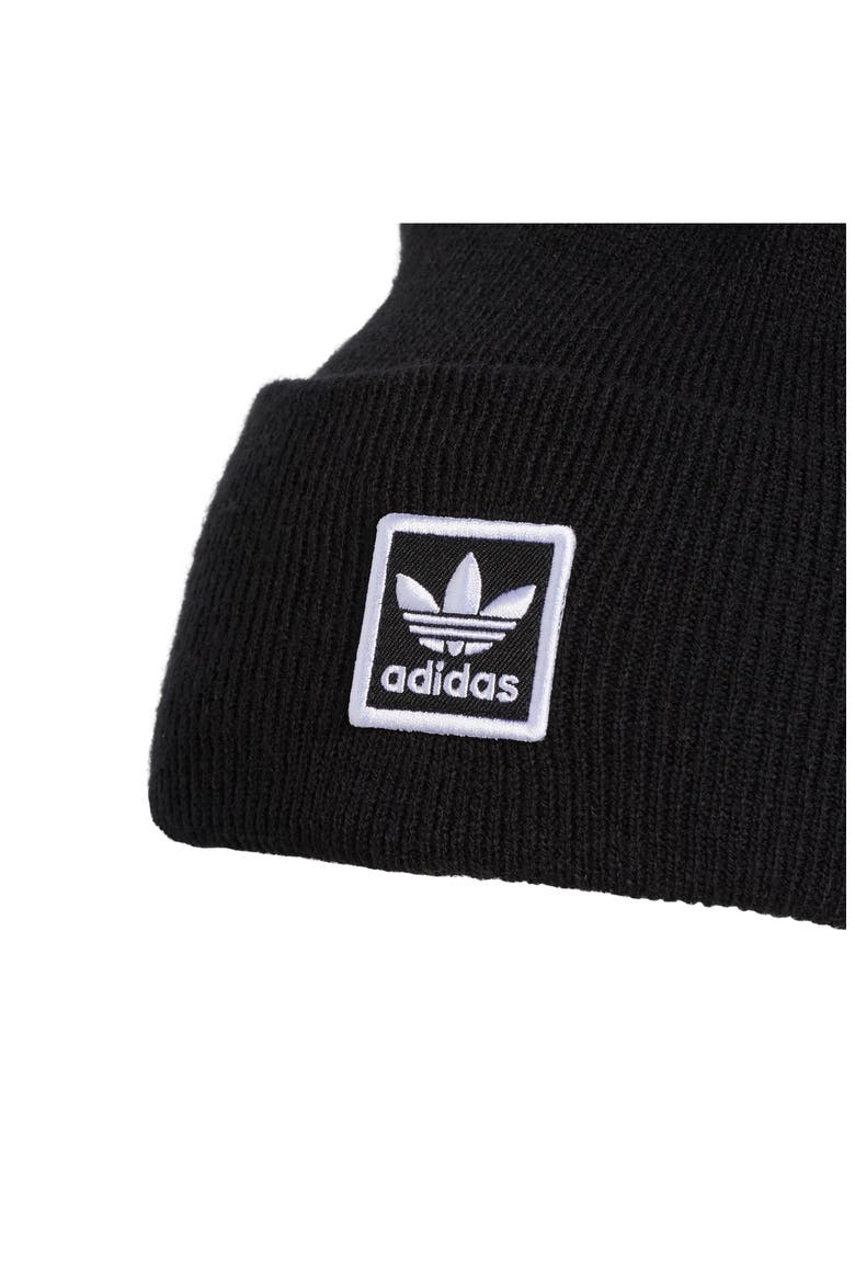 adidas Original Tall Knit Beanie, Alternate, color, BLACK/ WHITE