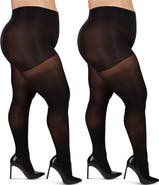 MeMoi 2-Pack Opaque Tights