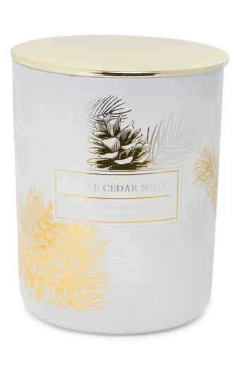 PORTOFINO CANDLES White Cedar Musk Artisan Scented Candle