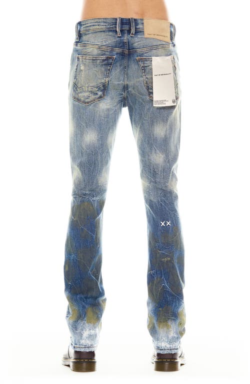 Cult Of Individuality Lenny Ripped Bootcut Jeans In Damian