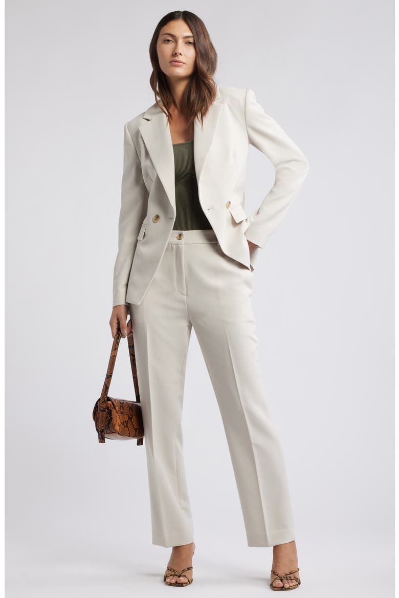 The Icon Hourglass Blazer, Alternate, color, BEIGE PUMICE