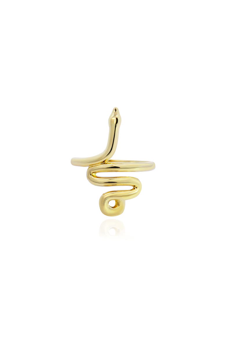 Golden Snake Ring, Main, color, Yellow Gold