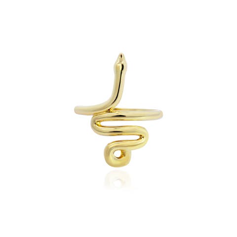 Golden Snake Ring
