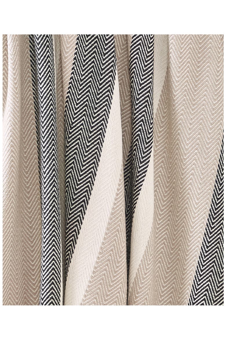 Tassel Detailed Throw, Alternate, color, BLACK