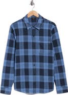 Vince Plaid Knit Shirt Jacket