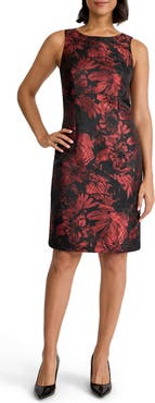 KASPER Empire Seam Sheath Dress