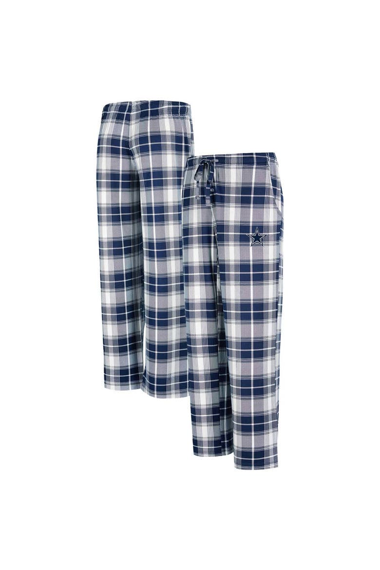 Women's Concepts Sport Navy/Gray Dallas Cowboys Ashford Plaid Knit Pants, Main, color, Navy