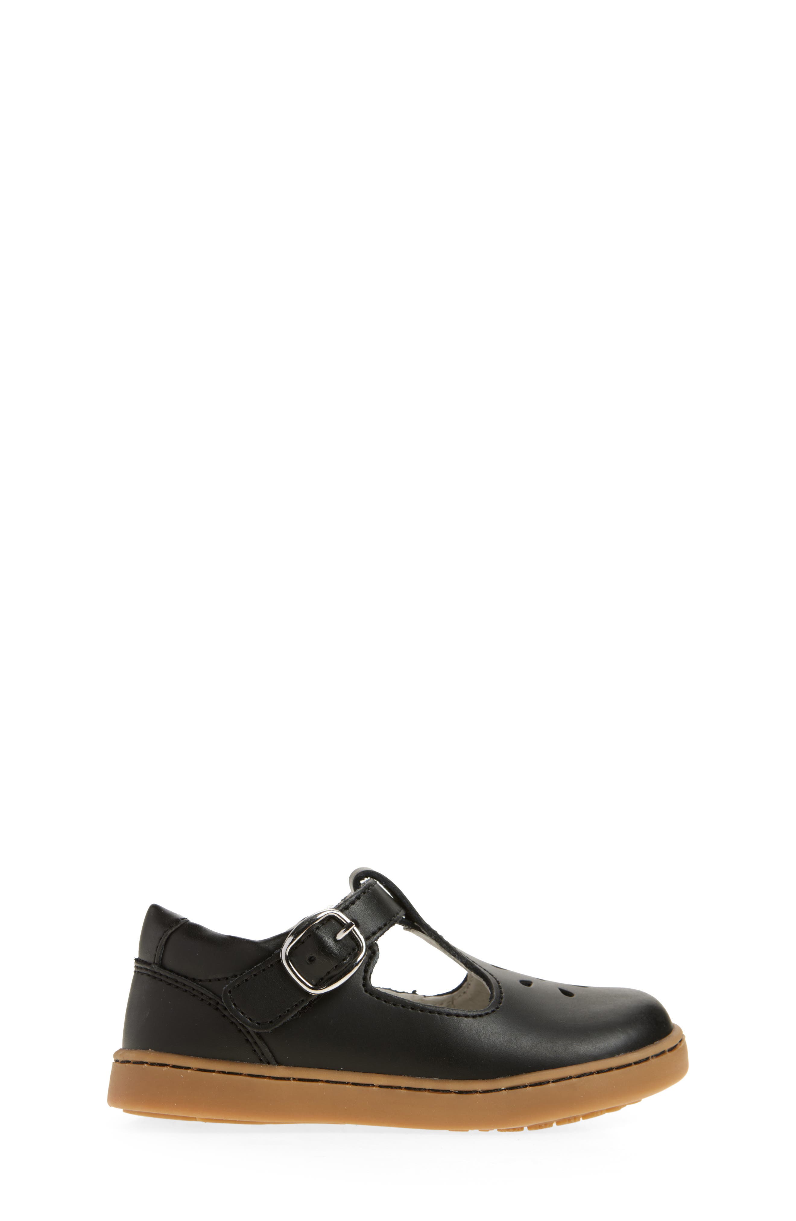 L'AMOUR Chelsea T-Strap Shoe, Alternate, color, Black