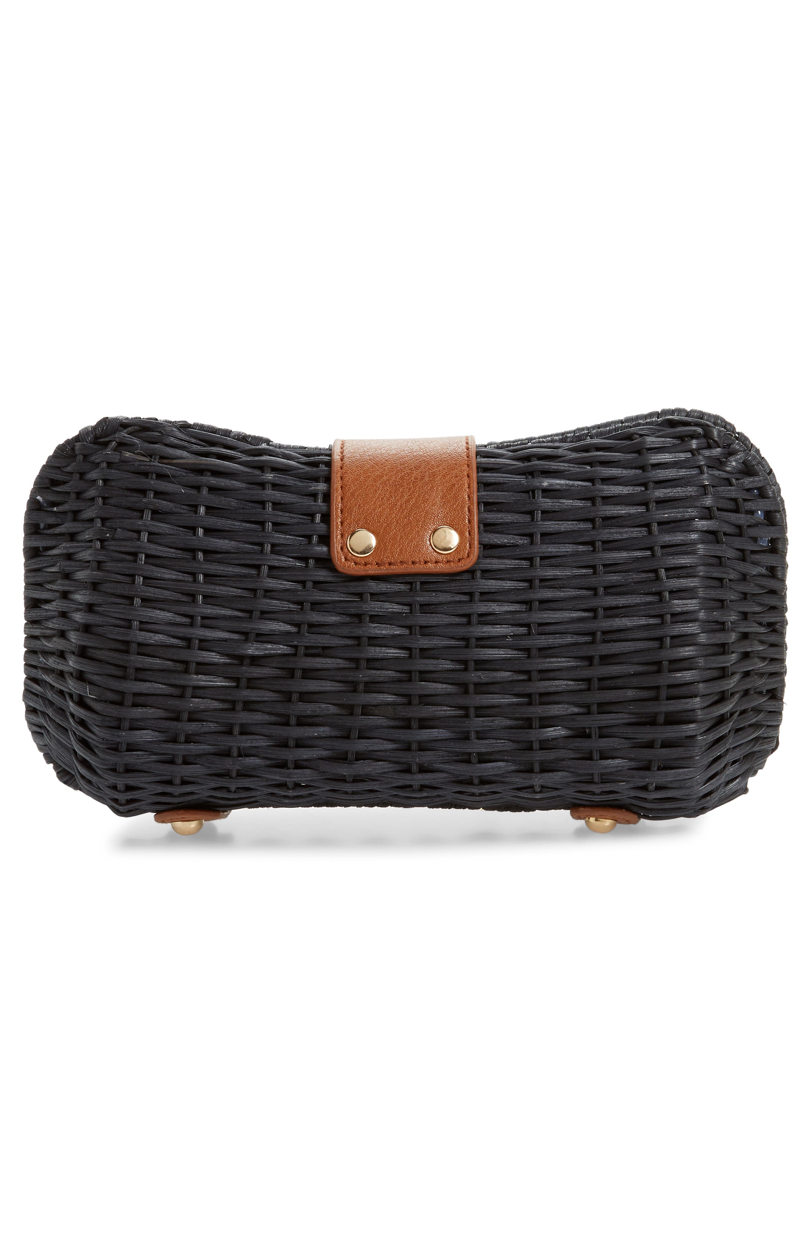 Nordstrom Wicker Clutch, Alternate, color, 