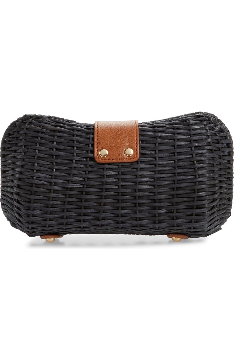 Nordstrom Wicker Clutch, Alternate, color,