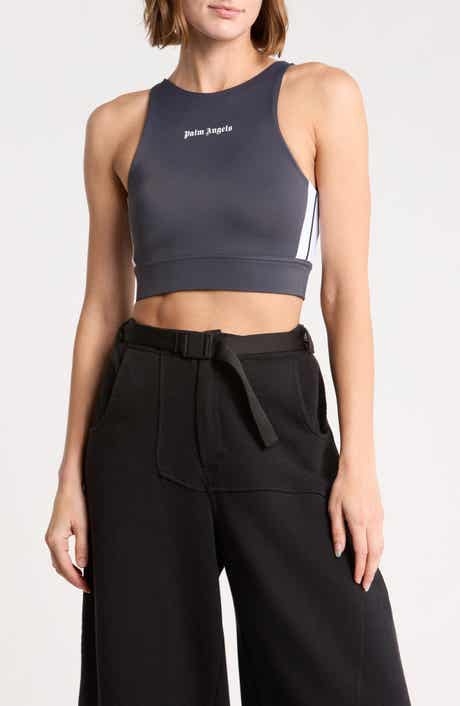 Logo High Neck Tank Top