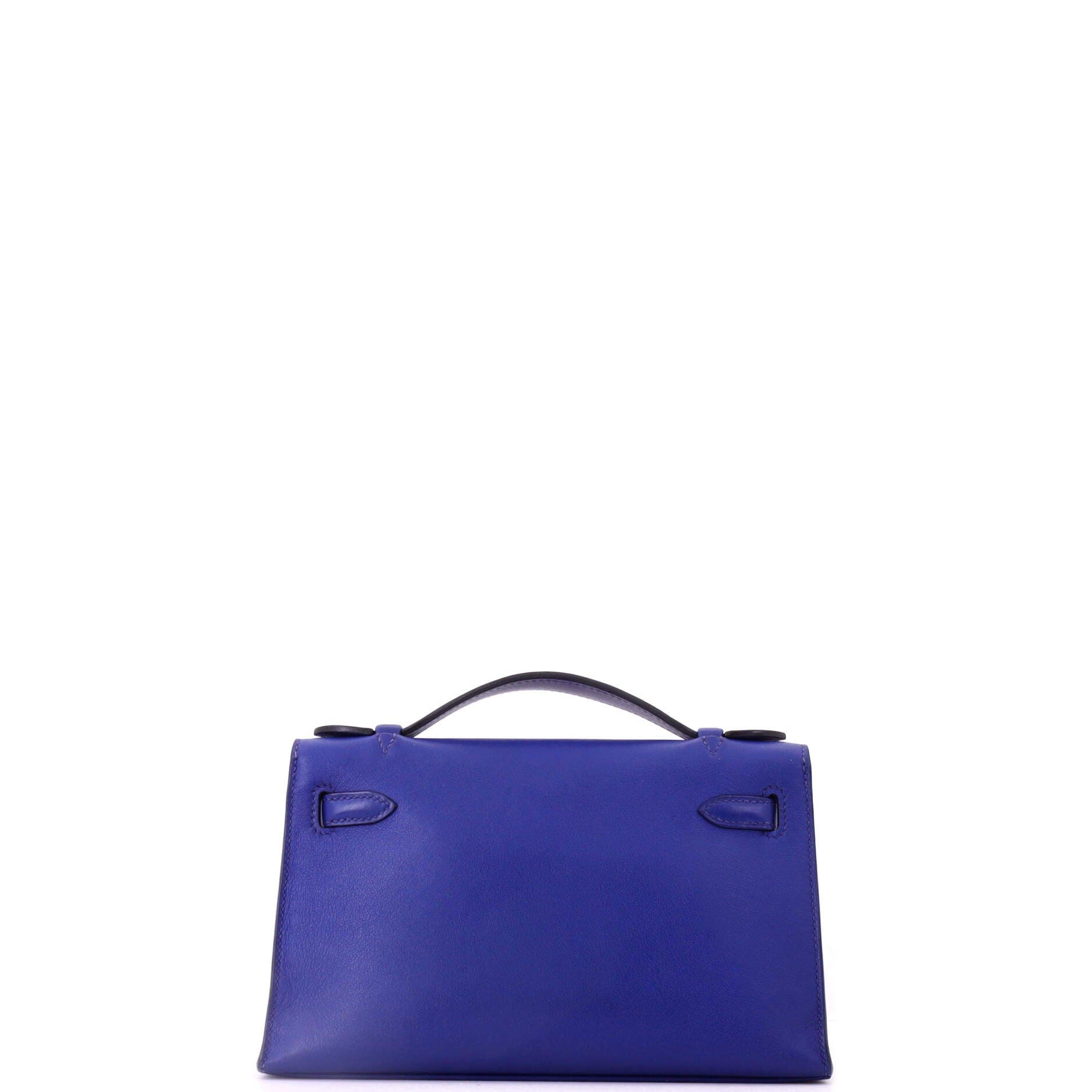 Kelly Pochette Swift, Alternate, color, Blue