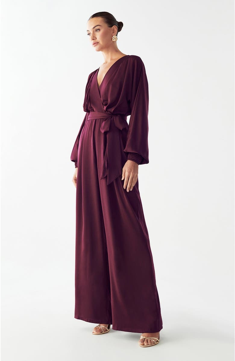 WILLA Salem Jumpsuit, Alternate, color, Wine