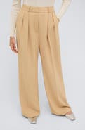 Kenneth Cole Pleated High Waist Wide Leg Pants